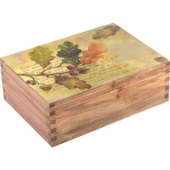 A beautifully decorated box for tea, jewelry and other valuables