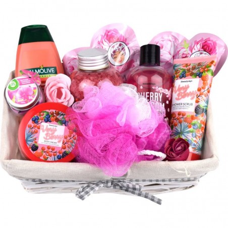 A romantic evening gift set for two. Cosmetics set.